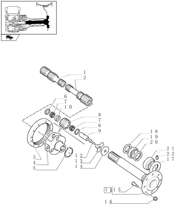 New Holland T6010 T6090 T6070 Półoś 312.00mm 5170963 - Semiasse per Macchina agricola: foto 1 New Holland T6010 T6090 T6070 Półoś 312.00mm 5170963 - Semiasse per Macchina agricola: foto 1