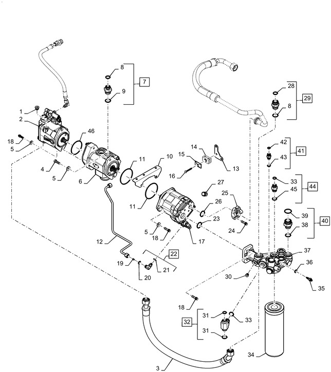 New Holland T6090 Pompa 84347575 - Pompa idraulica per Trattore: foto 1 New Holland T6090 Pompa 84347575 - Pompa idraulica per Trattore: foto 1