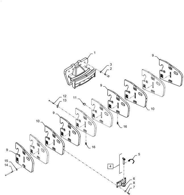 New Holland T6090 Zaczep 86403175 - Telaio per Trattore: foto 1 New Holland T6090 Zaczep 86403175 - Telaio per Trattore: foto 1