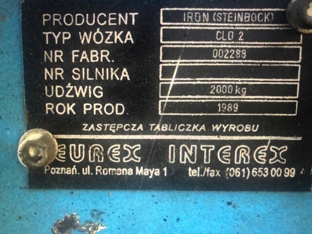 Wózek Widłowy Clark Linde Promag Bułgar Irion - Carrello elevatore: foto 5 Wózek Widłowy Clark Linde Promag Bułgar Irion - Carrello elevatore: foto 5