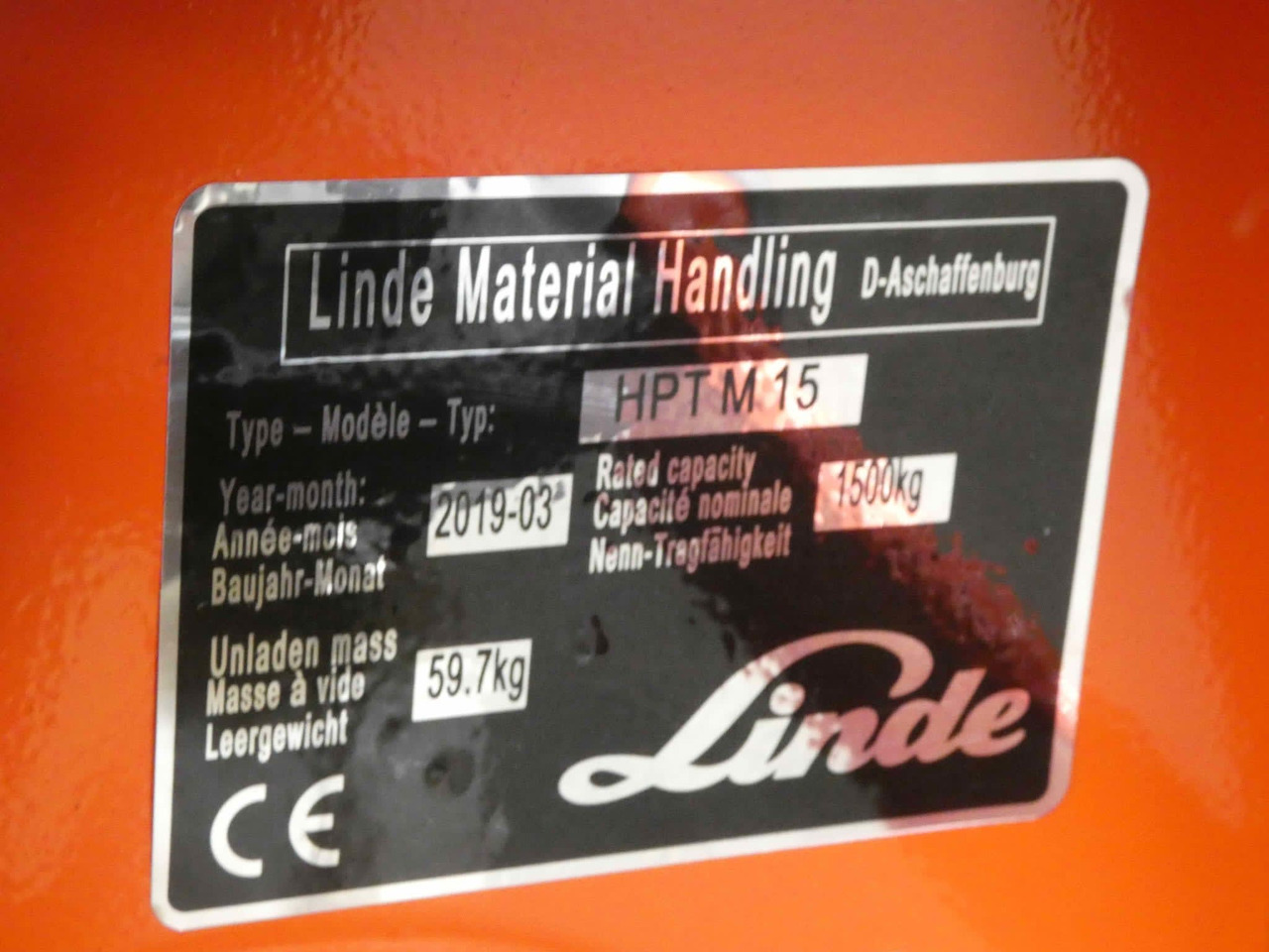 Linde 4x HPTM15/565mm - Transpallet: foto 2 Linde 4x HPTM15/565mm - Transpallet: foto 2