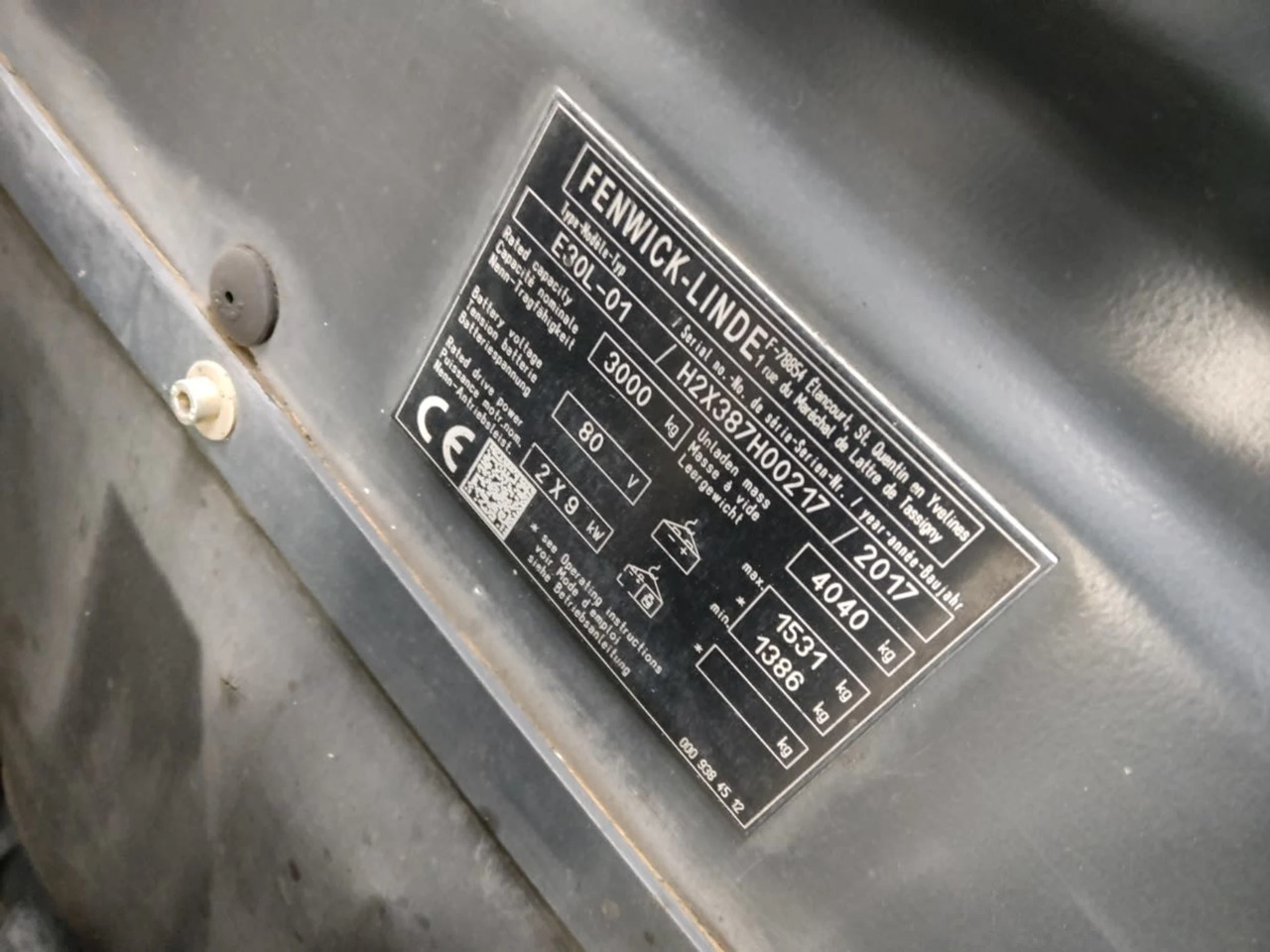 Linde E30L-01 - Carrello elevatore elettrico: foto 2 Linde E30L-01 - Carrello elevatore elettrico: foto 2