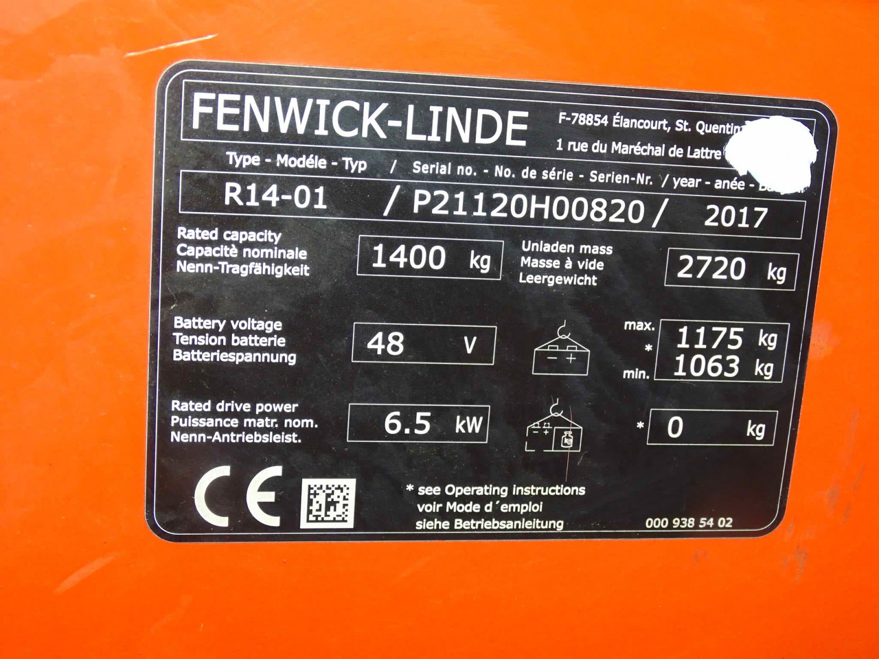 Linde R14 - Carrello retrattile: foto 2 Linde R14 - Carrello retrattile: foto 2