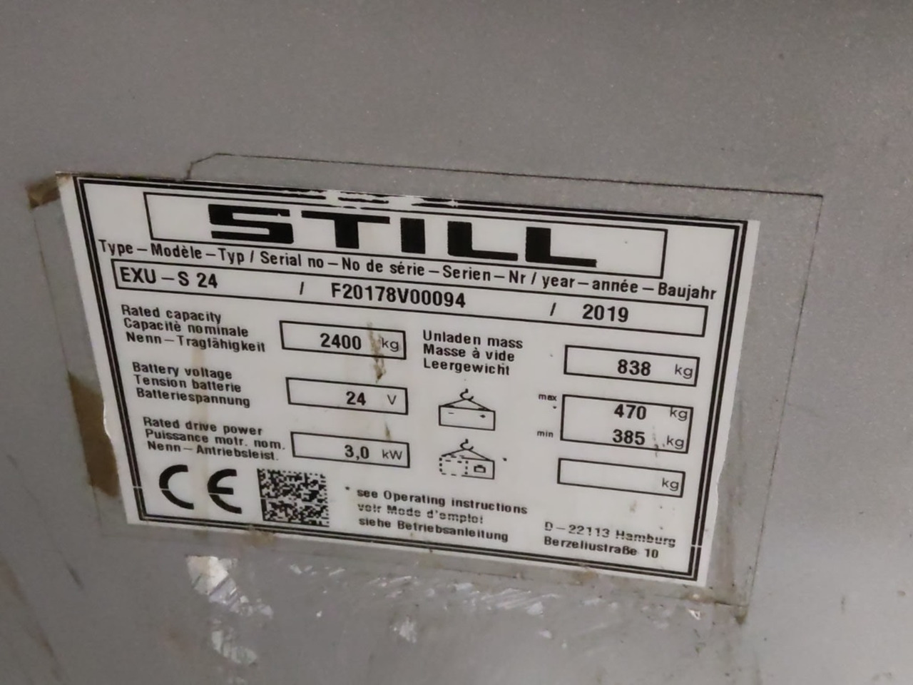 STILL EXU-S24/2400mm - Transpallet: foto 5 STILL EXU-S24/2400mm - Transpallet: foto 5