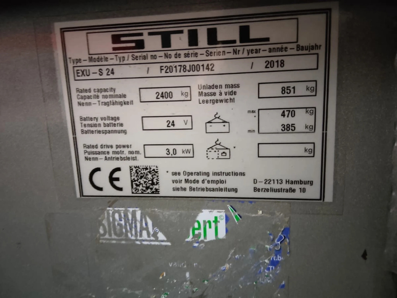 STILL EXU-S24/2400mm/LiIon - Transpallet: foto 5 STILL EXU-S24/2400mm/LiIon - Transpallet: foto 5