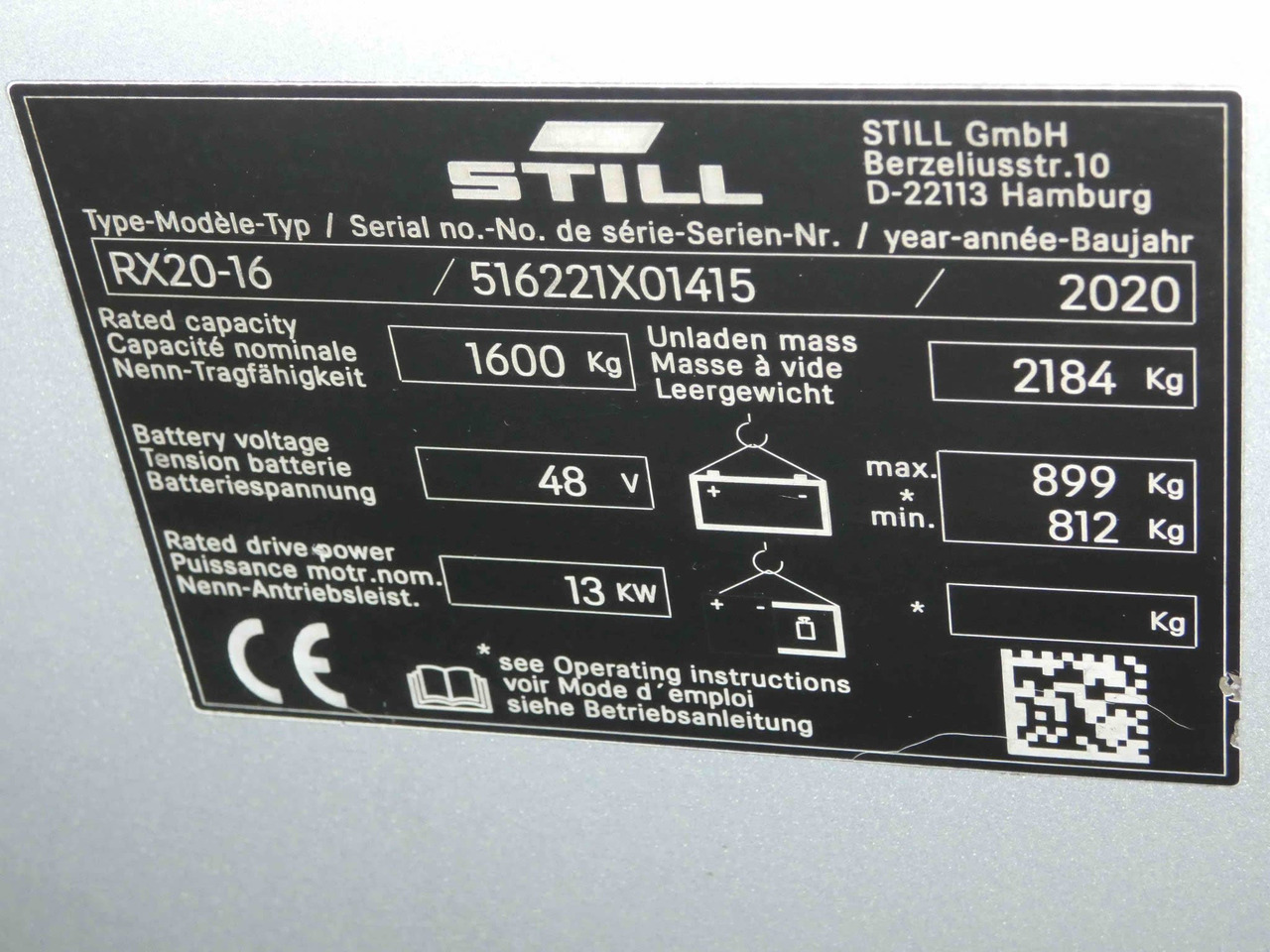 STILL RX20-16 - Carrello elevatore elettrico: foto 4 STILL RX20-16 - Carrello elevatore elettrico: foto 4