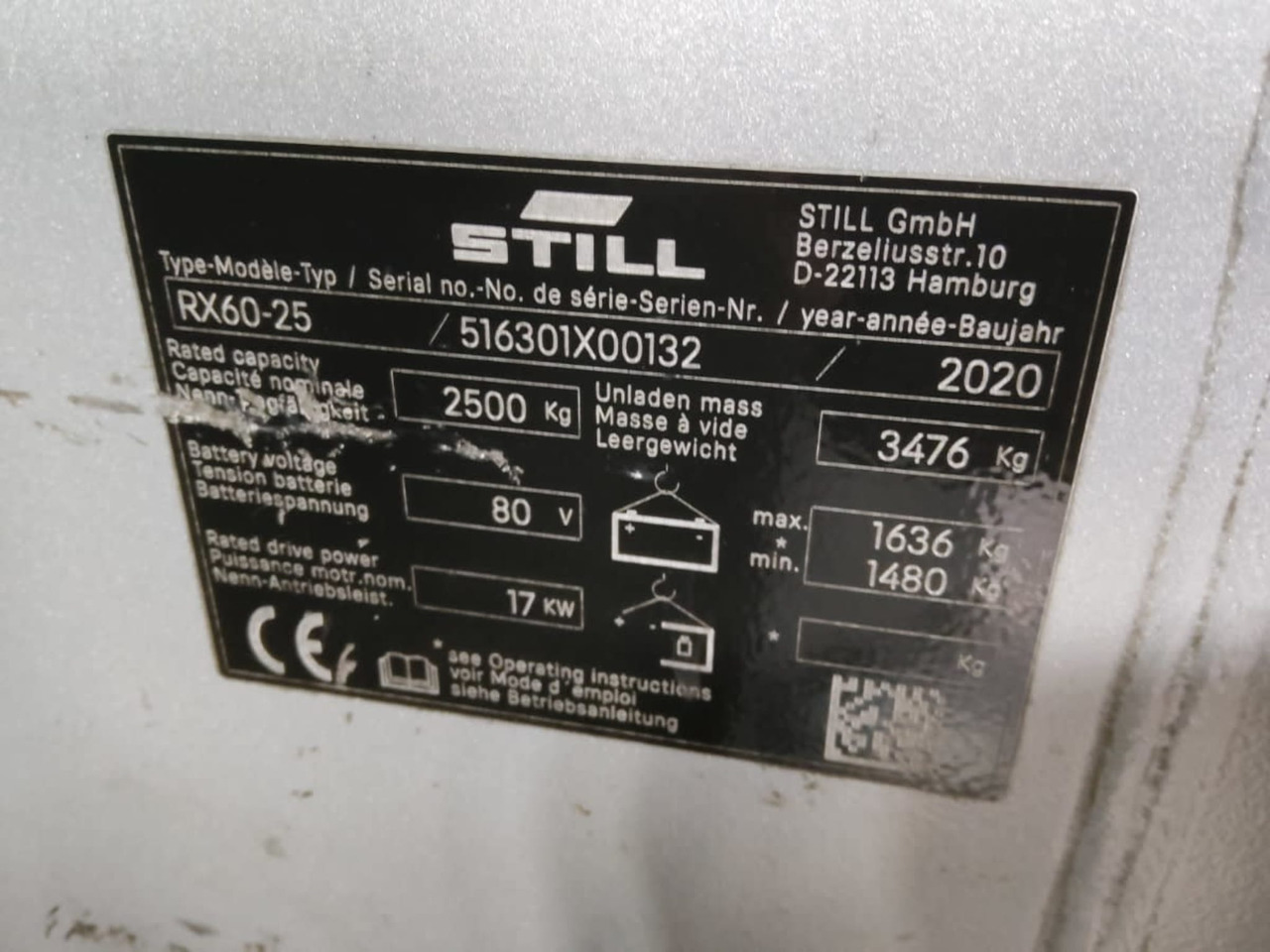 STILL RX60-25 - Carrello elevatore elettrico: foto 5 STILL RX60-25 - Carrello elevatore elettrico: foto 5
