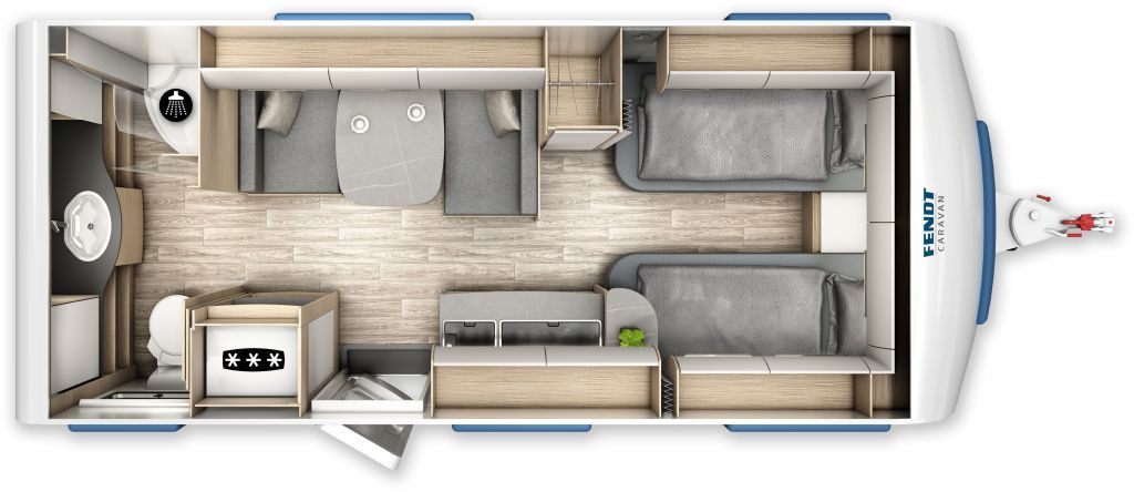 Fendt Bianco Activ 515 SGD 2026 inkl. Extras - Caravan: foto 2 Fendt Bianco Activ 515 SGD 2026 inkl. Extras - Caravan: foto 2