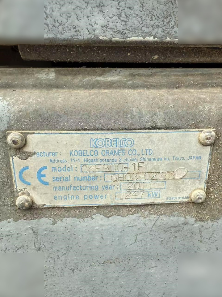 2011 KOBELCO CKE900-1F - Gru cingolata: foto 5 2011 KOBELCO CKE900-1F - Gru cingolata: foto 5