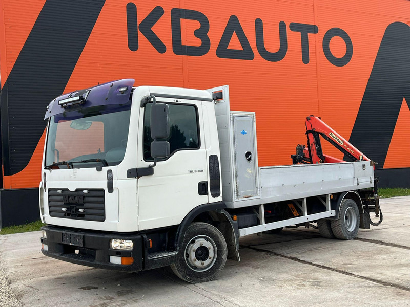 MAN TGL 8.180 4x2 PK 4200 YEAR 2013 / PLATFORM L=3710 mm - Autocarro con pianale/ Cassone fisso, Camion con gru: foto 2 MAN TGL 8.180 4x2 PK 4200 YEAR 2013 / PLATFORM L=3710 mm - Autocarro con pianale/ Cassone fisso, Camion con gru: foto 2