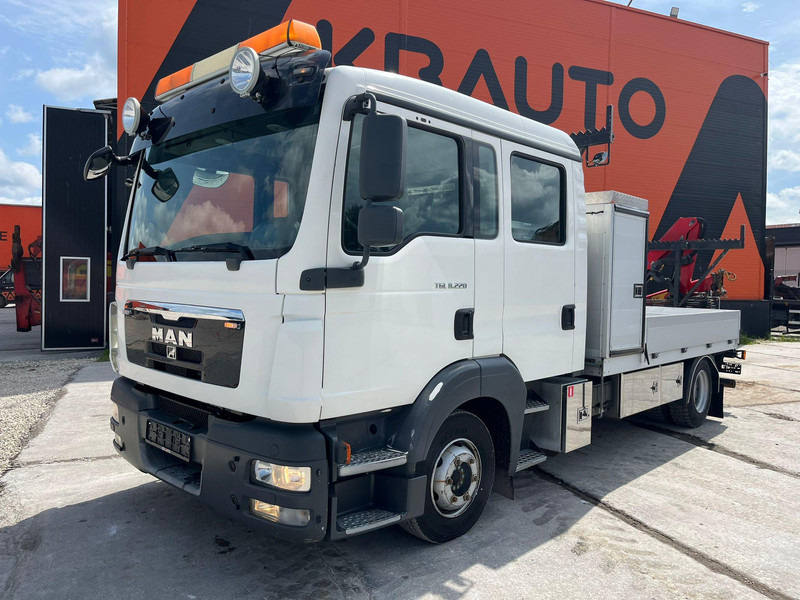 MAN TGL 8.220 4x2 HMF 270 K2 / WINCH / PLATFORM L=2779 mm - Autocarro con pianale/ Cassone fisso, Camion con gru: foto 2 MAN TGL 8.220 4x2 HMF 270 K2 / WINCH / PLATFORM L=2779 mm - Autocarro con pianale/ Cassone fisso, Camion con gru: foto 2