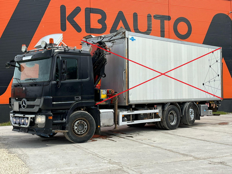 Mercedes-Benz Actros 2536 6x2*4 PK18002 / BOX L=6965 mm - Autocarro telaio, Camion con gru: foto 1 Mercedes-Benz Actros 2536 6x2*4 PK18002 / BOX L=6965 mm - Autocarro telaio, Camion con gru: foto 1
