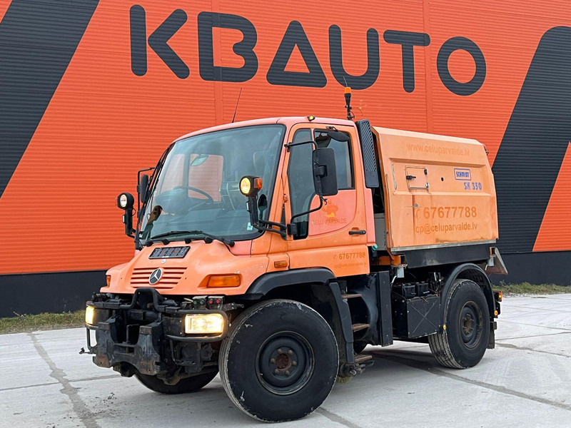 Mercedes-Benz UNIMOG U 300 4x4 TRILETY SK / 6918 hours - Spazzatrice stradale: foto 1 Mercedes-Benz UNIMOG U 300 4x4 TRILETY SK / 6918 hours - Spazzatrice stradale: foto 1