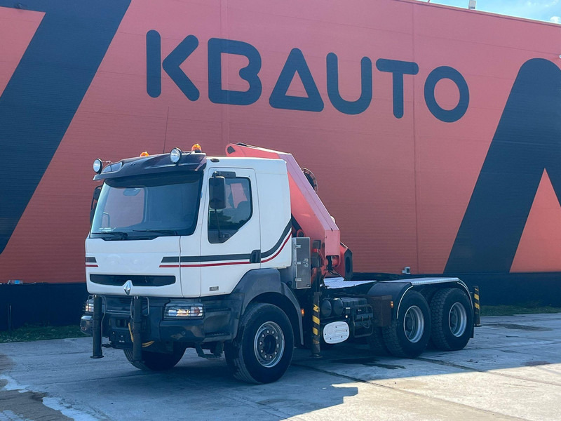 Renault 420 DCI 6x4 PK 32080 / FULL STEEL - Autocarro con pianale/ Cassone fisso, Camion con gru: foto 2 Renault 420 DCI 6x4 PK 32080 / FULL STEEL - Autocarro con pianale/ Cassone fisso, Camion con gru: foto 2