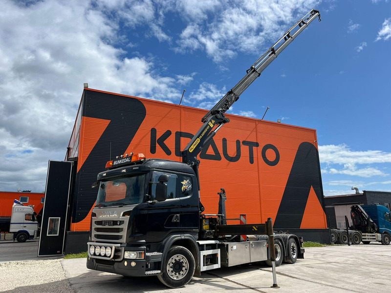 Scania G 440 6x2*4 PK22002 + JIB / PALFINGER 20 ton / L=5000 mm - Autocarro scarrabile, Camion con gru: foto 1 Scania G 440 6x2*4 PK22002 + JIB / PALFINGER 20 ton / L=5000 mm - Autocarro scarrabile, Camion con gru: foto 1