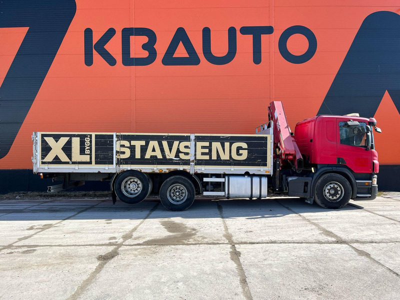 Scania P 340 6x2 HMF 1820 K5 / PLATFORM L=6760 mm - Autocarro con pianale/ Cassone fisso, Camion con gru: foto 5 Scania P 340 6x2 HMF 1820 K5 / PLATFORM L=6760 mm - Autocarro con pianale/ Cassone fisso, Camion con gru: foto 5