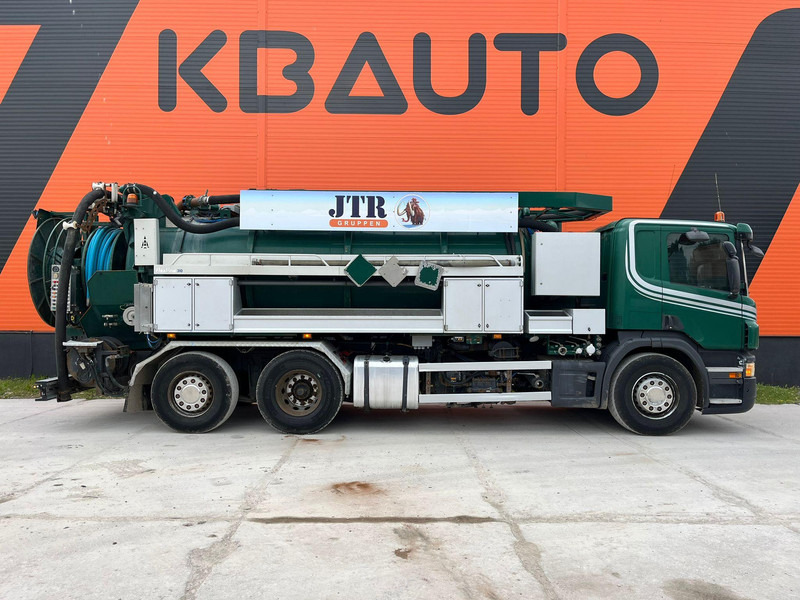 Scania P 360 6x2*4 Larsen A/S TANK 10000 l / VACUUM Vacustar W1300R / PRESSURE Uraca F716 - Autospurgo: foto 4 Scania P 360 6x2*4 Larsen A/S TANK 10000 l / VACUUM Vacustar W1300R / PRESSURE Uraca F716 - Autospurgo: foto 4