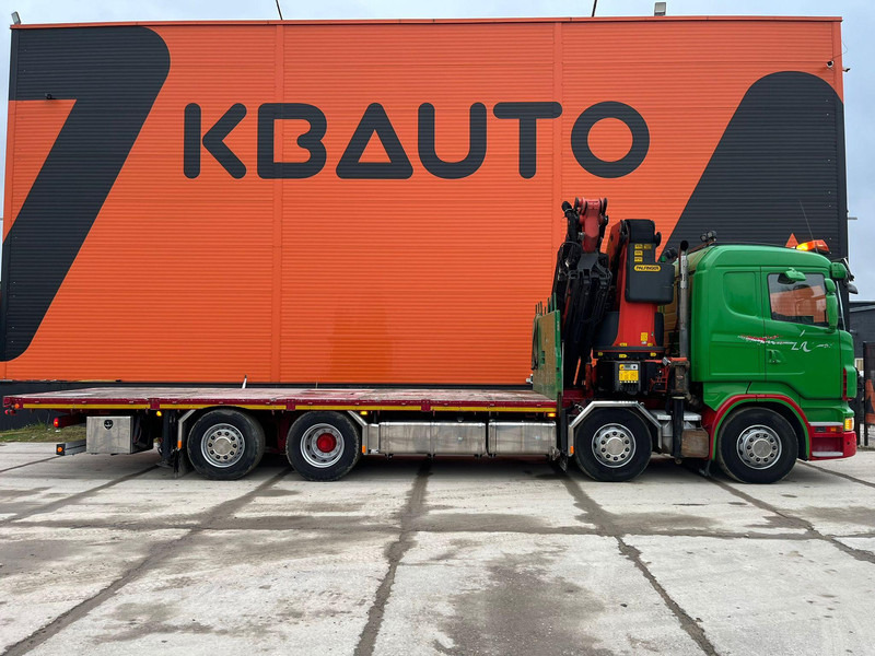 Scania R 480 8x2*6 PK 65002 + JIB / PLATFORM L=7518 mm - Autocarro con pianale/ Cassone fisso, Camion con gru: foto 5 Scania R 480 8x2*6 PK 65002 + JIB / PLATFORM L=7518 mm - Autocarro con pianale/ Cassone fisso, Camion con gru: foto 5