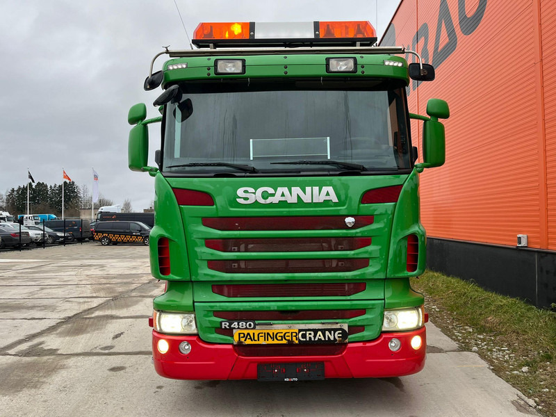 Scania R 480 8x2*6 PK 65002 + JIB / PLATFORM L=7518 mm - Autocarro con pianale/ Cassone fisso, Camion con gru: foto 3 Scania R 480 8x2*6 PK 65002 + JIB / PLATFORM L=7518 mm - Autocarro con pianale/ Cassone fisso, Camion con gru: foto 3