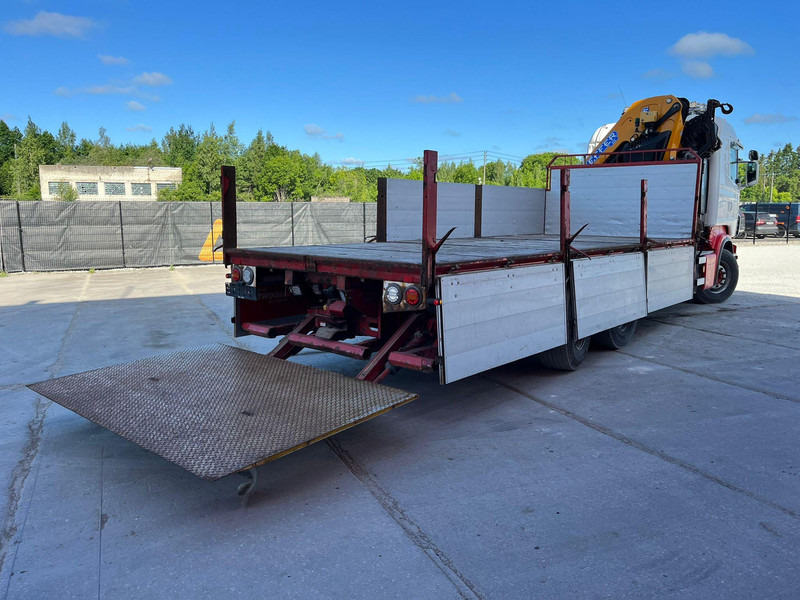 Autocarro con pianale/ Cassone fisso, Camion con gru Scania R 500 6x2*4 EFFER 255/6S / PLATFORM L=6620 mm: foto 14