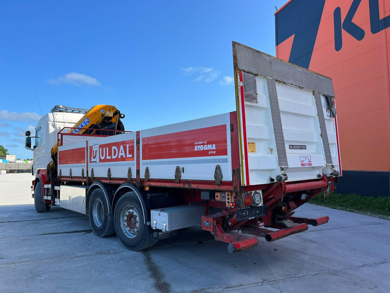 Autocarro con pianale/ Cassone fisso, Camion con gru Scania R 500 6x2*4 EFFER 255/6S / PLATFORM L=6620 mm: foto 7