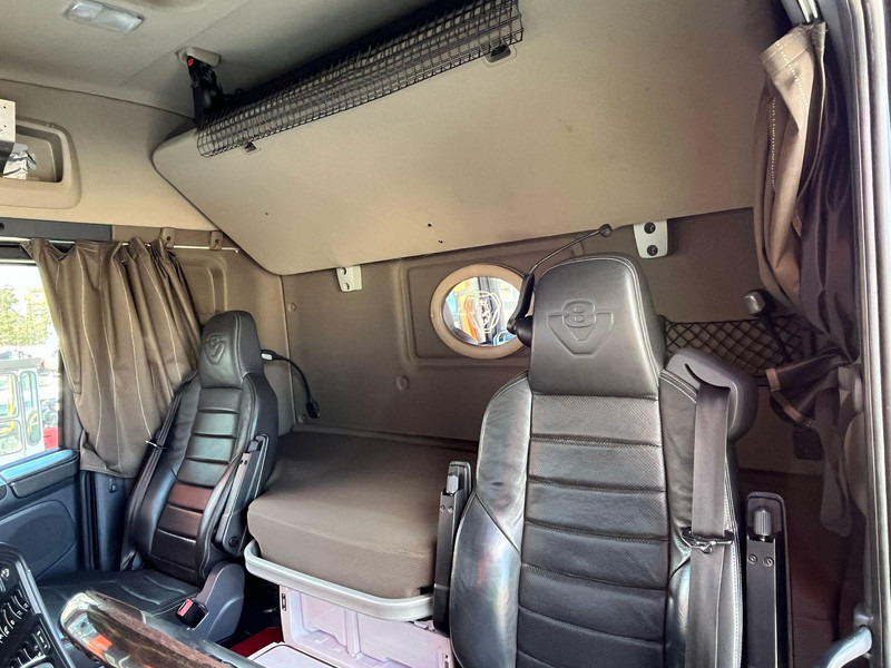 Camion trasporto legname, Camion con gru per il trasporto di legname Scania R 730 6x4 RETARDER: foto 18