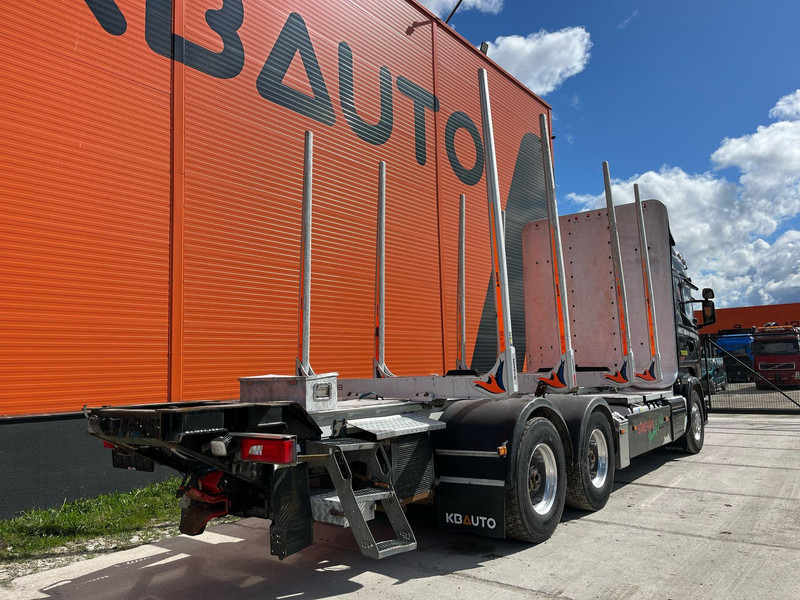 Camion trasporto legname, Camion con gru per il trasporto di legname Scania R 730 6x4 RETARDER: foto 6