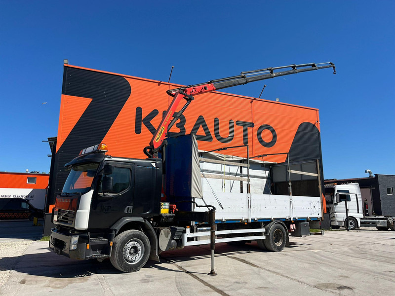Volvo FE 280 4x2 PK12002 / PLATFORM L=7094 mm - Autocarro con pianale/ Cassone fisso, Camion con gru: foto 1 Volvo FE 280 4x2 PK12002 / PLATFORM L=7094 mm - Autocarro con pianale/ Cassone fisso, Camion con gru: foto 1