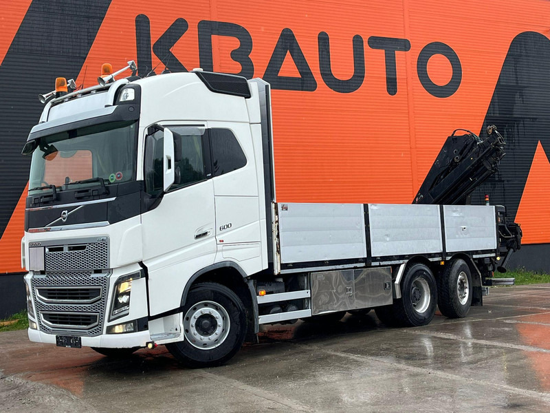 Volvo FH 16 600 6x2*4 HIAB 166E-5 HIPRO / PLATFORM L=6309 mm - Autocarro con pianale/ Cassone fisso, Camion con gru: foto 2 Volvo FH 16 600 6x2*4 HIAB 166E-5 HIPRO / PLATFORM L=6309 mm - Autocarro con pianale/ Cassone fisso, Camion con gru: foto 2
