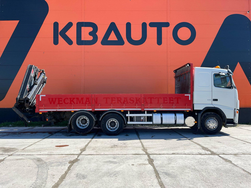 Volvo FH 440 6x2 HIAB 144E-3 / PLATFORM L=7061 mm - Autocarro con pianale/ Cassone fisso, Camion con gru: foto 5 Volvo FH 440 6x2 HIAB 144E-3 / PLATFORM L=7061 mm - Autocarro con pianale/ Cassone fisso, Camion con gru: foto 5