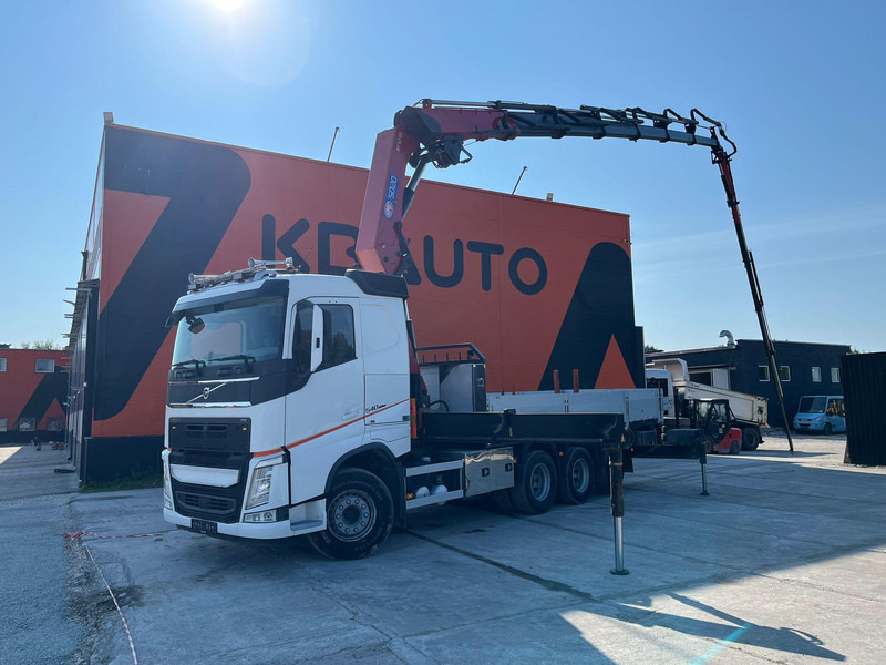 Volvo FH 540 8x4*4 HMF5020K-6 + JIB + WINCH / PLATFORM L=6508 mm - Autocarro con pianale/ Cassone fisso, Camion con gru: foto 1 Volvo FH 540 8x4*4 HMF5020K-6 + JIB + WINCH / PLATFORM L=6508 mm - Autocarro con pianale/ Cassone fisso, Camion con gru: foto 1