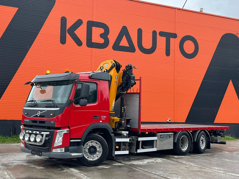 Volvo FM 330 6x2*4 EFFER 215/4S / PLATFORM L=6529 mm - Autocarro con pianale/ Cassone fisso, Camion con gru: foto 2 Volvo FM 330 6x2*4 EFFER 215/4S / PLATFORM L=6529 mm - Autocarro con pianale/ Cassone fisso, Camion con gru: foto 2