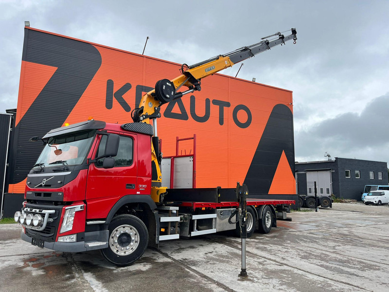 Volvo FM 330 6x2*4 EFFER 215/4S / PLATFORM L=6529 mm - Autocarro con pianale/ Cassone fisso, Camion con gru: foto 1 Volvo FM 330 6x2*4 EFFER 215/4S / PLATFORM L=6529 mm - Autocarro con pianale/ Cassone fisso, Camion con gru: foto 1