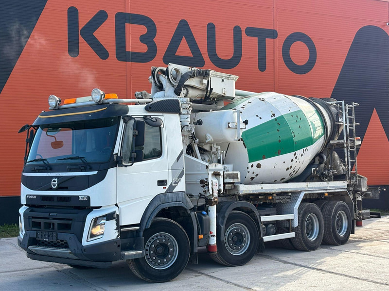 Volvo FMX 500 8x4 PUMI 24-3 - 24 m - 2303 hours / 7 m3 / FULL STEEL - Autobetoniera: foto 2 Volvo FMX 500 8x4 PUMI 24-3 - 24 m - 2303 hours / 7 m3 / FULL STEEL - Autobetoniera: foto 2