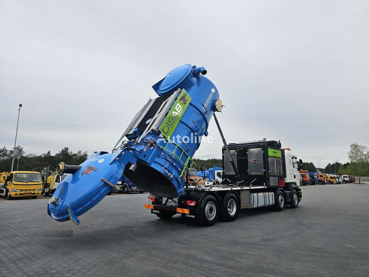 Autospurgo Scania Disab Centurion P210/8 Vacuum suction loader: foto 1