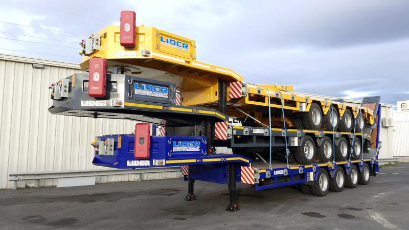 Lider trailer (Export Afrique) Porte-Char lames 4 essieux - Semirimorchio pianale ribassato: foto 4 Lider trailer (Export Afrique) Porte-Char lames 4 essieux - Semirimorchio pianale ribassato: foto 4
