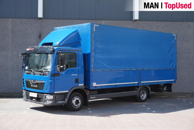 MAN TGL 8.190 4X2 BL / LBW / 38m3 - Autocarro con pianale/ Cassone fisso: foto 1 MAN TGL 8.190 4X2 BL / LBW / 38m3 - Autocarro con pianale/ Cassone fisso: foto 1