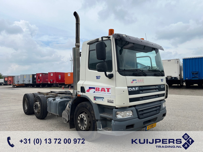 DAF FAG CF75.250 EEV Euro 5 / 6x2 / 158 DKM / Chassis-Cabine - Autocarro telaio: foto 1 DAF FAG CF75.250 EEV Euro 5 / 6x2 / 158 DKM / Chassis-Cabine - Autocarro telaio: foto 1