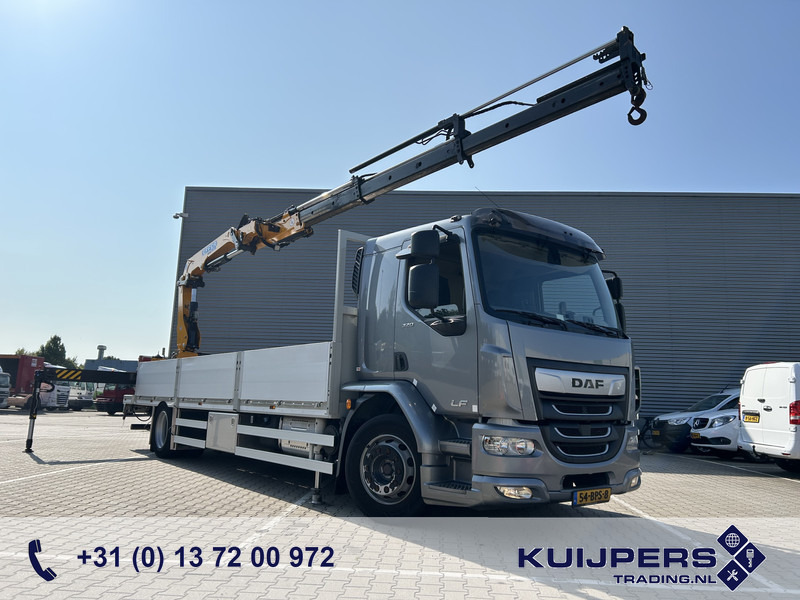 DAF LF 320 FA / Effer 175.2/c3s Crane / 363 dkm / Plateau / APK TUV 08-25 - Camion con gru: foto 1 DAF LF 320 FA / Effer 175.2/c3s Crane / 363 dkm / Plateau / APK TUV 08-25 - Camion con gru: foto 1