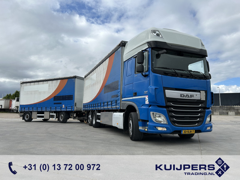 DAF XF 440 FAN SSC + Aschersleben Kaross DSA 18 / Loadlift 4000 kg / Curtainside Combi - Camion centinato: foto 1 DAF XF 440 FAN SSC + Aschersleben Kaross DSA 18 / Loadlift 4000 kg / Curtainside Combi - Camion centinato: foto 1