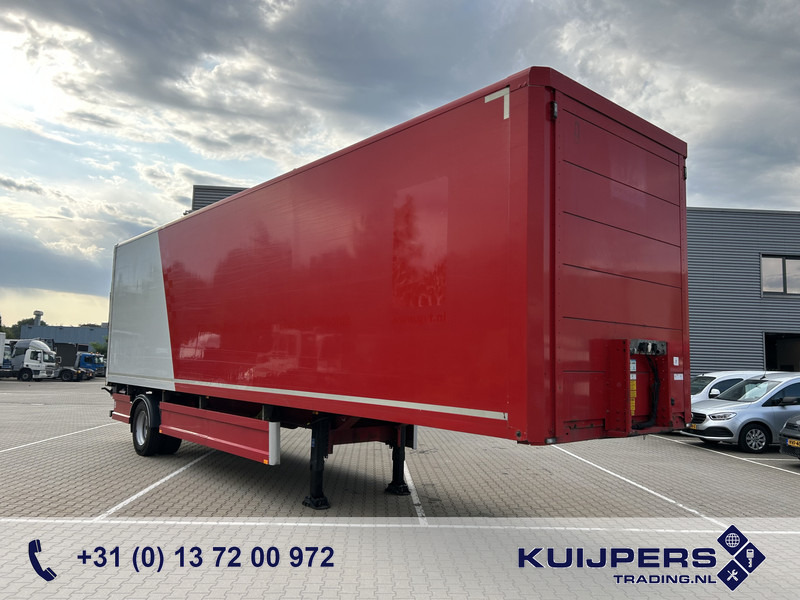 Groenewegen Jumbo / City / Box / Laadklep 2500 kg / APK TUV 11-25 - Semirimorchio furgonato: foto 1 Groenewegen Jumbo / City / Box / Laadklep 2500 kg / APK TUV 11-25 - Semirimorchio furgonato: foto 1