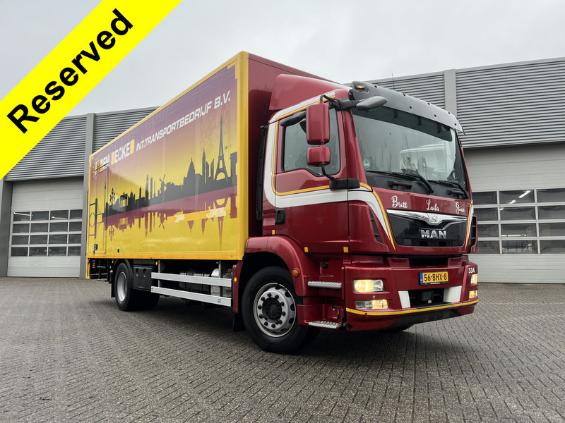 MAN TGM 18.250 Euro 6 / 18 Ton / 639 dkm / Box / Loadlift / APK TUV 12-25 - Autocarro furgonato: foto 1 MAN TGM 18.250 Euro 6 / 18 Ton / 639 dkm / Box / Loadlift / APK TUV 12-25 - Autocarro furgonato: foto 1