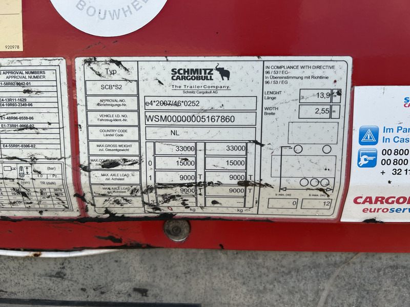 Schmitz Cargobull SCB S2 / Box Trailer / Disk Brakes / APK TUV 01-26 - Semirimorchio furgonato: foto 5 Schmitz Cargobull SCB S2 / Box Trailer / Disk Brakes / APK TUV 01-26 - Semirimorchio furgonato: foto 5