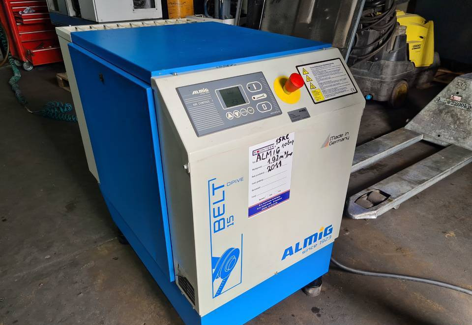 Kompresor śrubowy Almig Belt 15, 15 kw. 2011r - Compressore d'aria: foto 3 Kompresor śrubowy Almig Belt 15, 15 kw. 2011r - Compressore d'aria: foto 3
