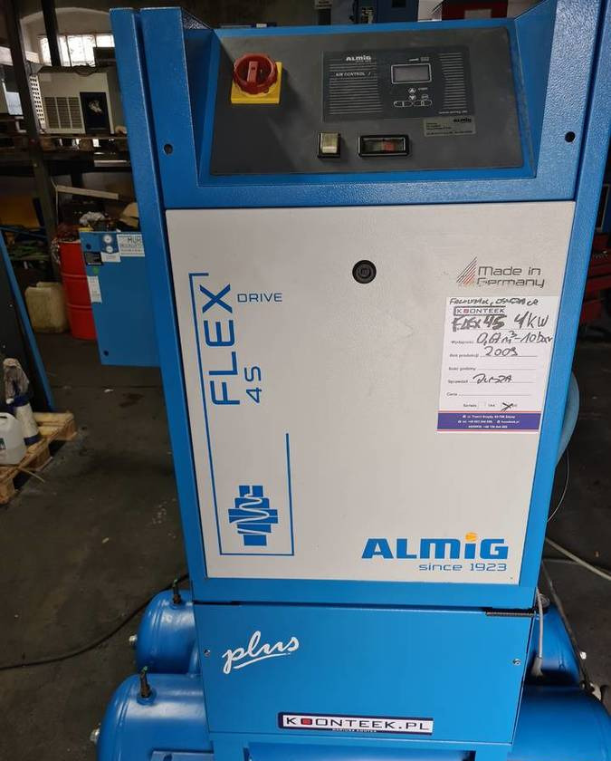 Kompresor śrubowy Almig Flex 4S, 4 kw - Compressore d'aria: foto 1 Kompresor śrubowy Almig Flex 4S, 4 kw - Compressore d'aria: foto 1