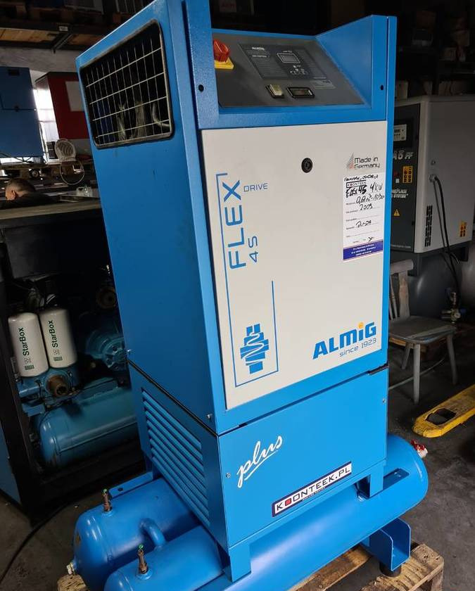 Kompresor śrubowy Almig Flex 4S, 4 kw - Compressore d'aria: foto 2 Kompresor śrubowy Almig Flex 4S, 4 kw - Compressore d'aria: foto 2