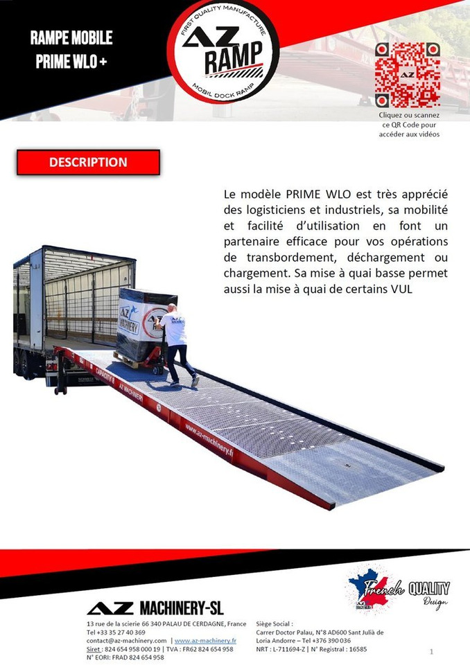 **RENTAL 12-24-36 Month** AZ RAMP-PRIME PRIME WLO + 8 . Industrial Mobil Loading Ramp - Rampa di carico: foto 3 **RENTAL 12-24-36 Month** AZ RAMP-PRIME PRIME WLO + 8 . Industrial Mobil Loading Ramp - Rampa di carico: foto 3