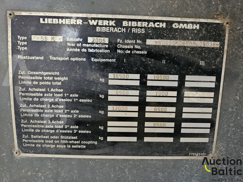 Gru a torre Liebherr 56K: foto 14 Gru a torre Liebherr 56K: foto 14