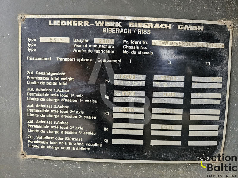 Gru a torre Liebherr 56K: foto 20 Gru a torre Liebherr 56K: foto 20