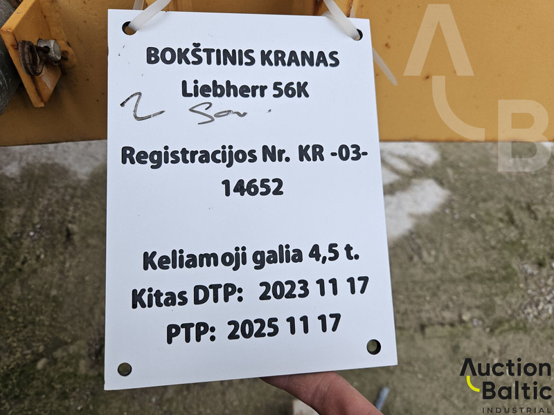 Gru a torre Liebherr 56K: foto 17 Gru a torre Liebherr 56K: foto 17